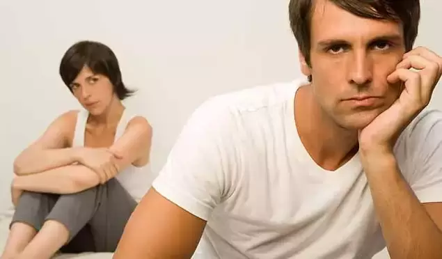 The man faces poor ability and inability to be intimate